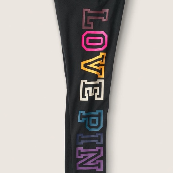 NEW VICTORIAS SECRET PINK FULL ZIP HOODIE & LEGGINGS SET. NEON FUSHIA PINK - Picture 9 of 13